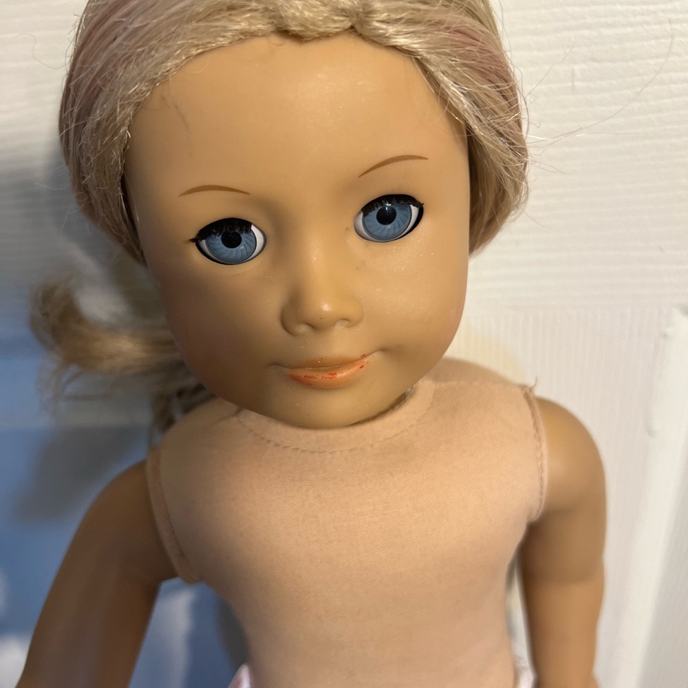 Vintage Pleasant Company American Girl Doll Blonde Blue Eyes 80’s? 90’s? READ
